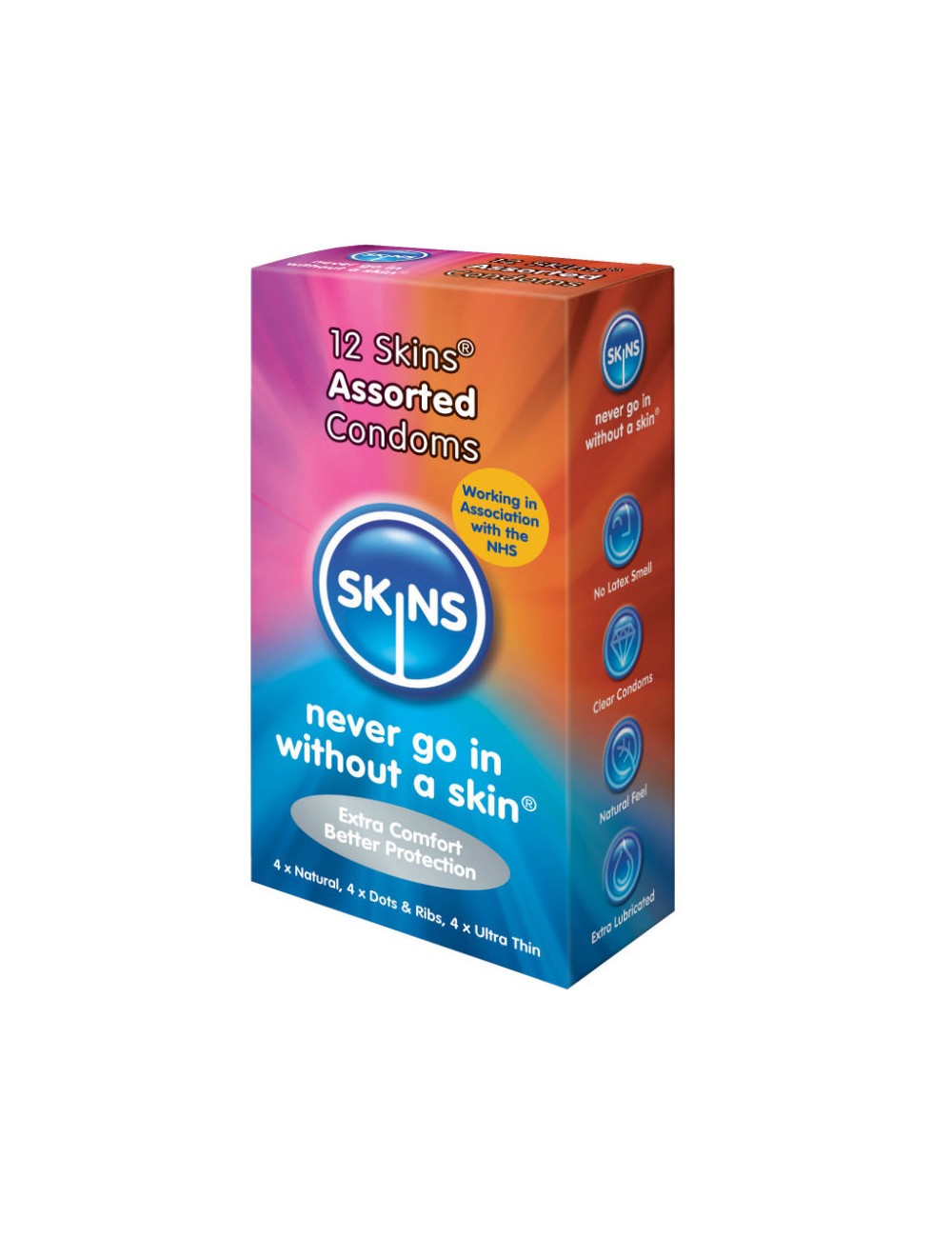 SKINS PRESERVATIVOS NATURAL + FINO + PUNTOS & ESTRIAS 12 UDS SKINS PRESERVATIVOS NATURAL + FINO + PUNTOS & ESTRIAS 12 UDS