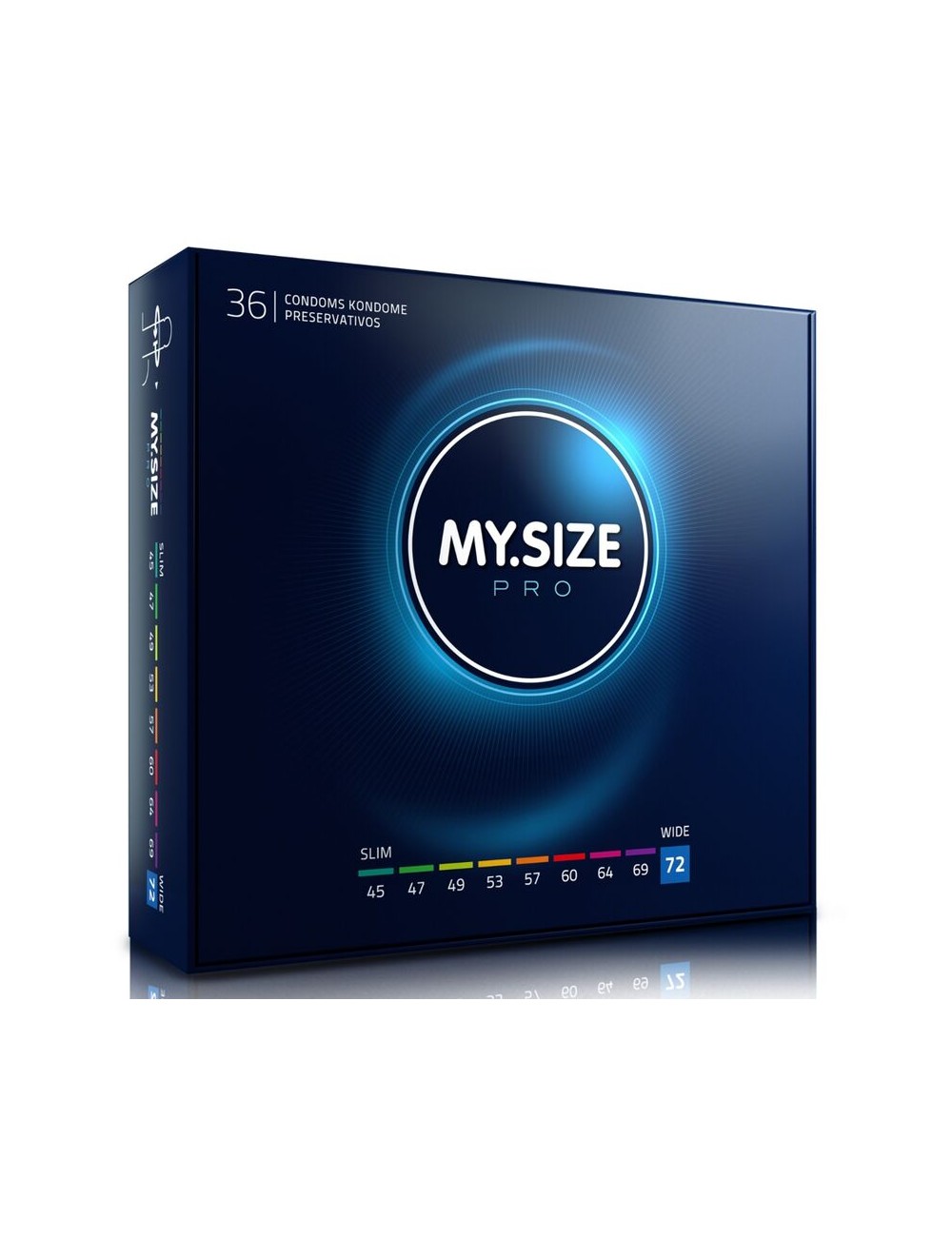MY SIZE PRO PRESERVATIVOS 72 MM 36 UNIDADES