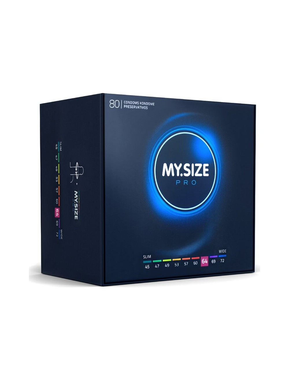 MY SIZE PRO PRESERVATIVOS 64 MM 80 UNIDADES
