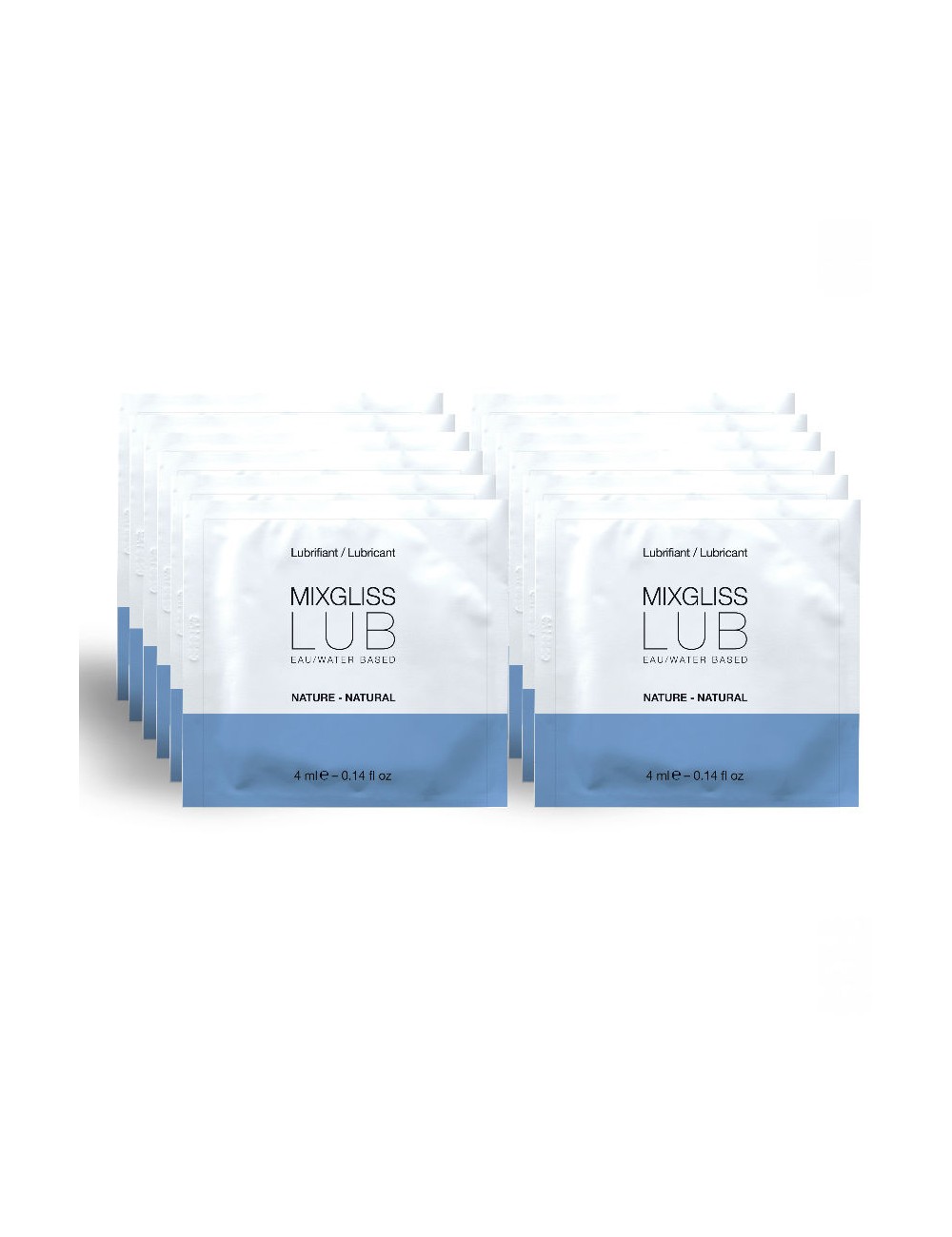 MIXGLISS LUBRICANTE BASE DE AGUA NATURAL 12 MONODOSIS 4ML MIXGLISS LUBRICANTE BASE DE AGUA NATURAL 12 MONODOSIS 4ML
