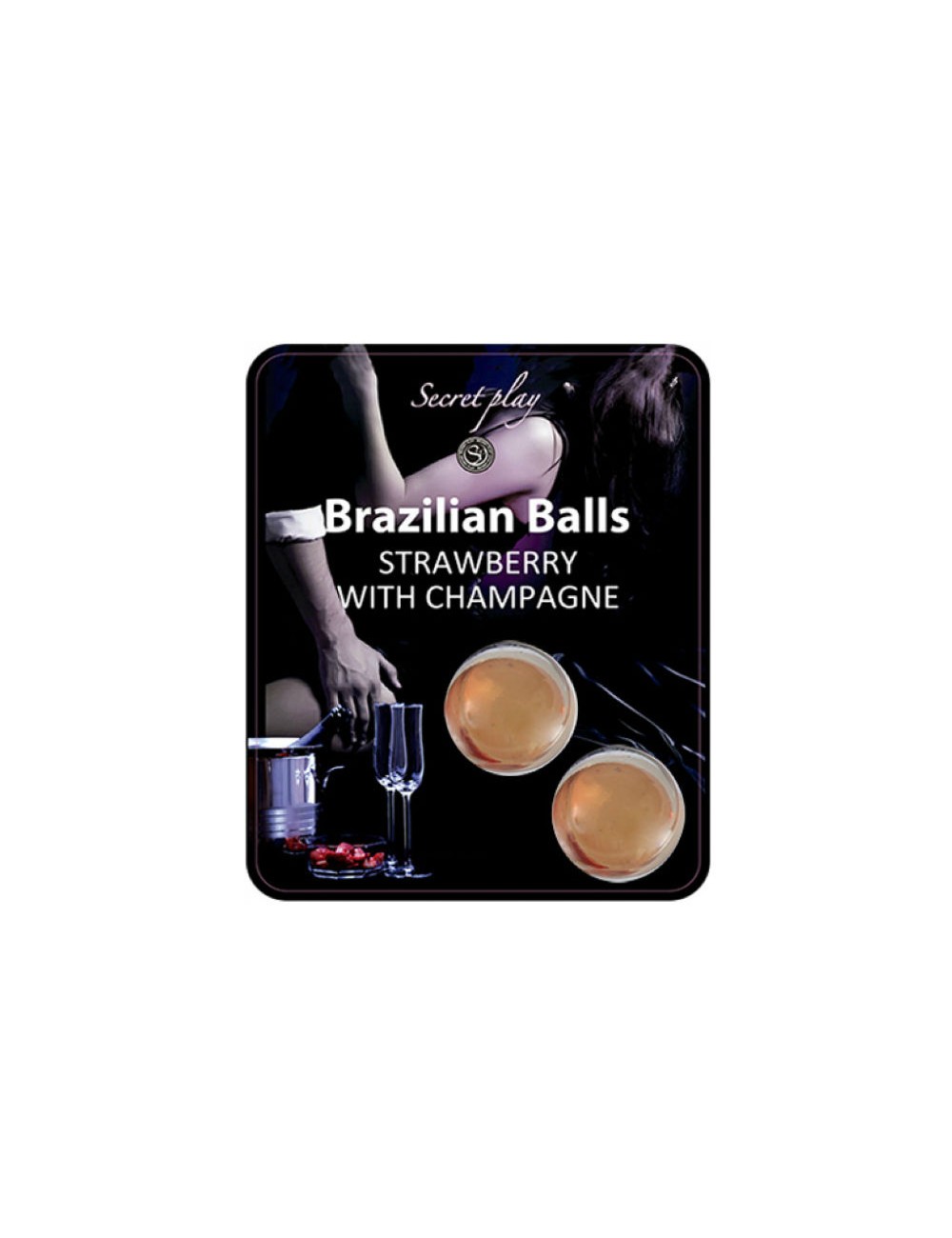 SECRETPLAY SET 2 BRAZILIAN BALLS FRESAS CON CAVA SECRETPLAY SET 2 BRAZILIAN BALLS FRESAS CON CAVA