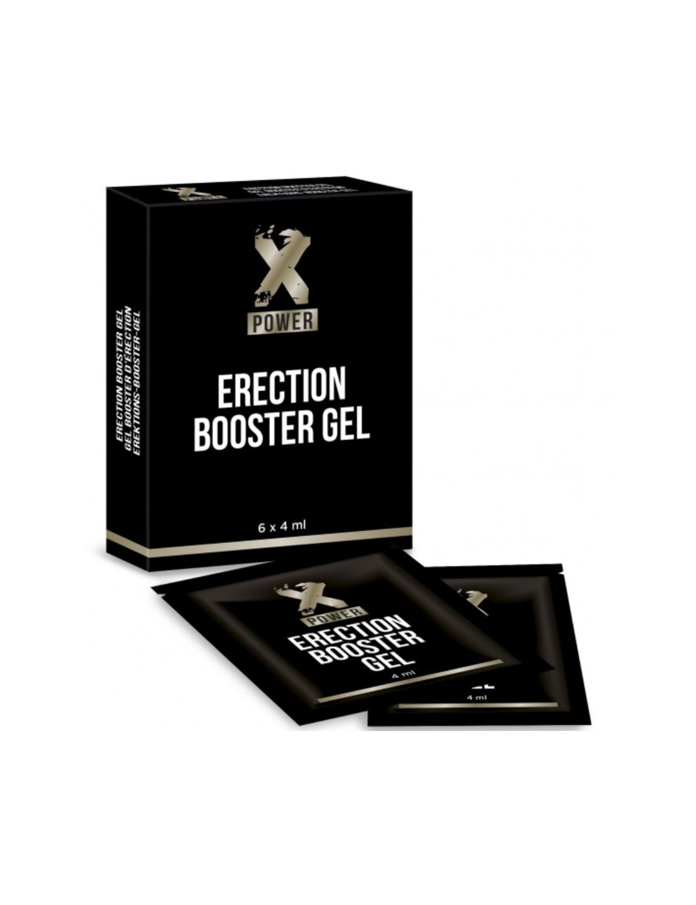 XPOWER ERECTION BOOSTER GEL POTENCIADOR ERECCION 6 X 4 ML