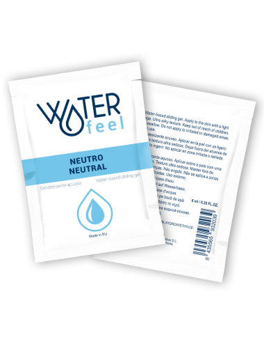 WATERFEEL GEL DESLIZANTE BASE AGUA - NEUTRO 6 ML