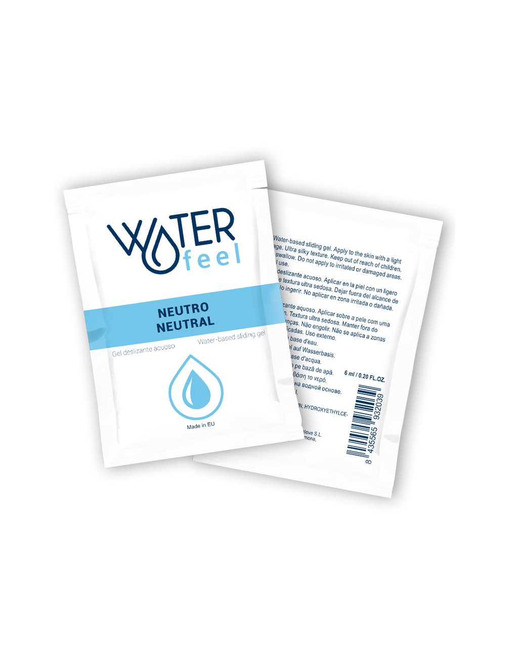 WATERFEEL GEL DESLIZANTE BASE AGUA - NEUTRO 6 ML WATERFEEL GEL DESLIZANTE BASE AGUA - NEUTRO 6 ML