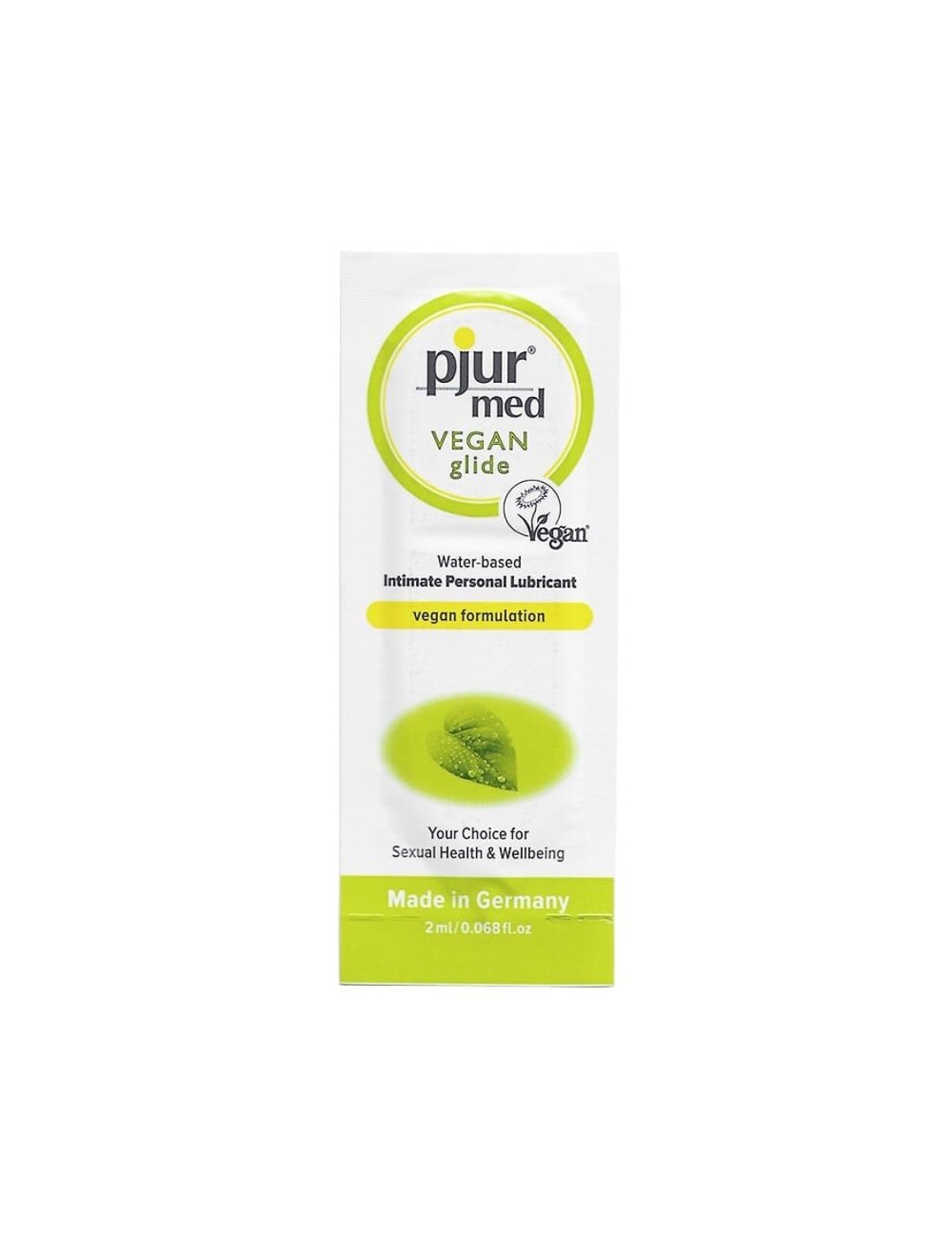 PJUR MED VEGAN GLIDE LUBRICANTE BASE AGUA 2 ML