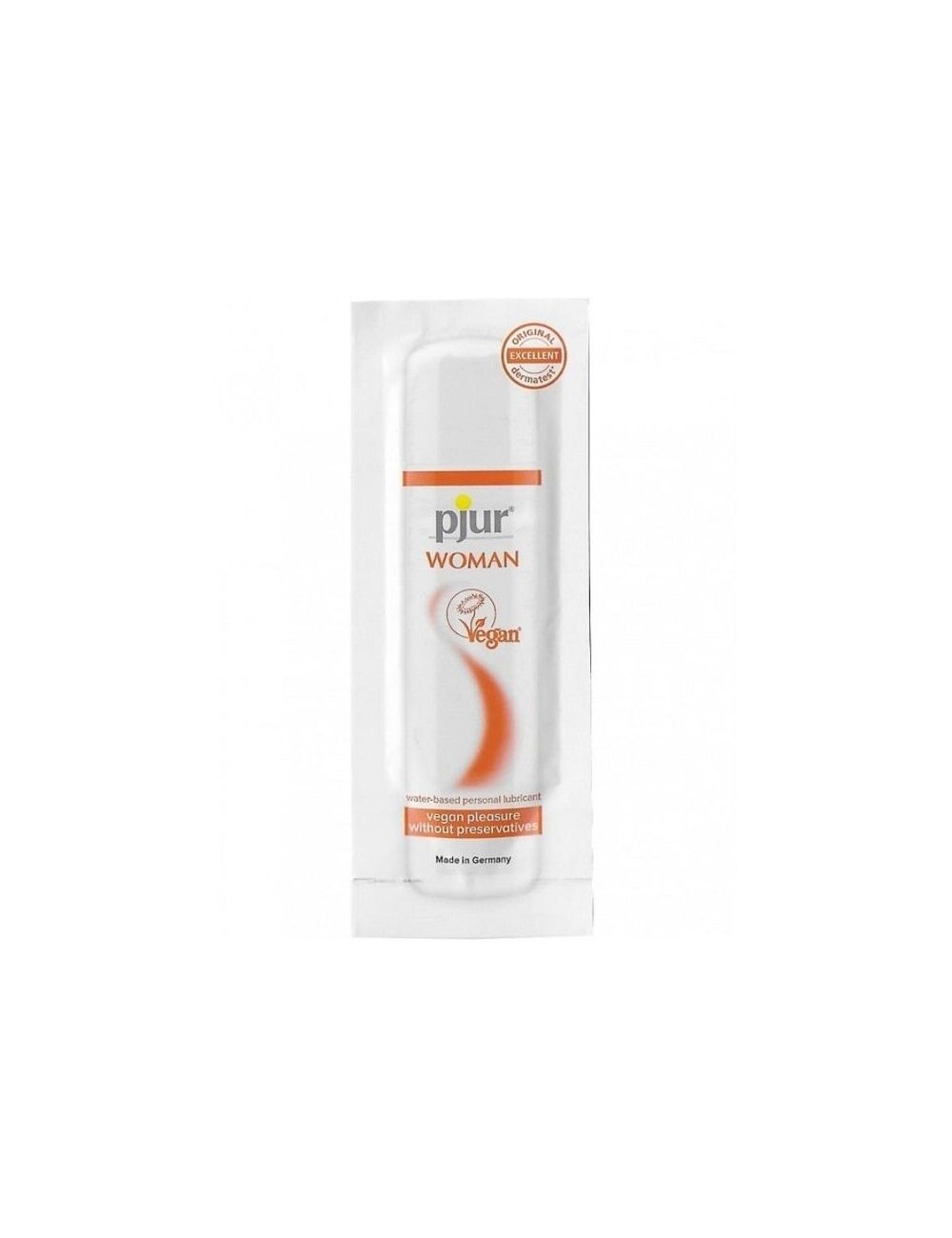 PJUR WOMAN VEGAN LUBRICANTE BASE AGUA 2 ML