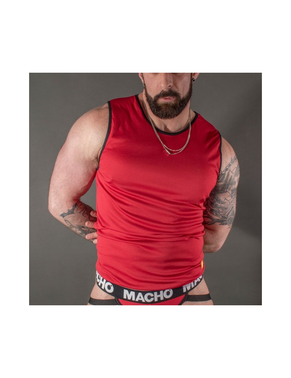 MACHO CAMISETA ROJA L/XL MACHO CAMISETA ROJA L/XL