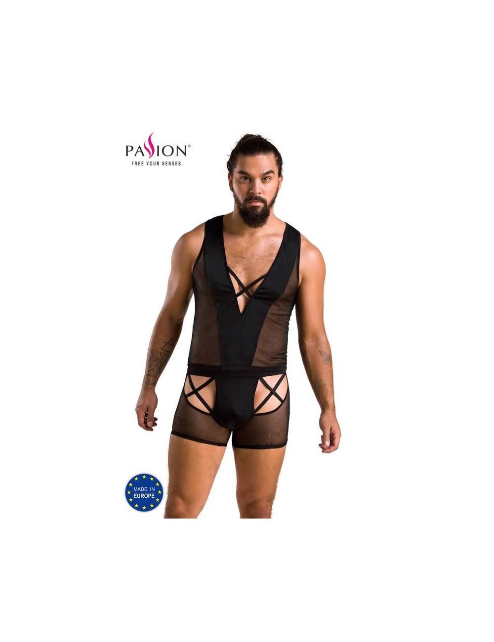 PASSION 054 SET OSCAR NEGRO L/XL