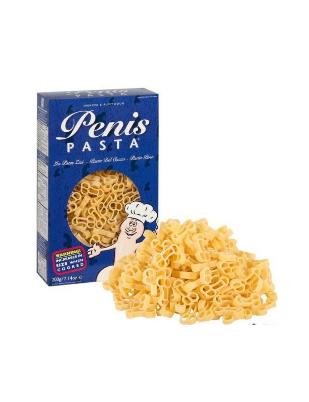 SPENCER & FLEETWOOD PASTA CON FORMA DE PENE 200 GR SPENCER & FLEETWOOD PASTA CON FORMA DE PENE 200 GR