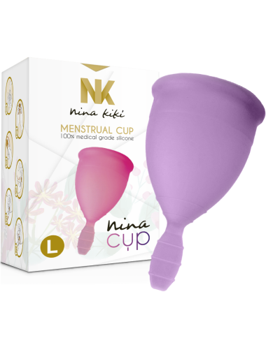 NINA CUP COPA MENSTRUAL TALLA L LILA