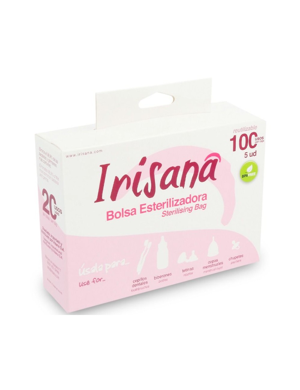 IRISANA BOLSA ESTERILIZADORA 5 UNIDADES