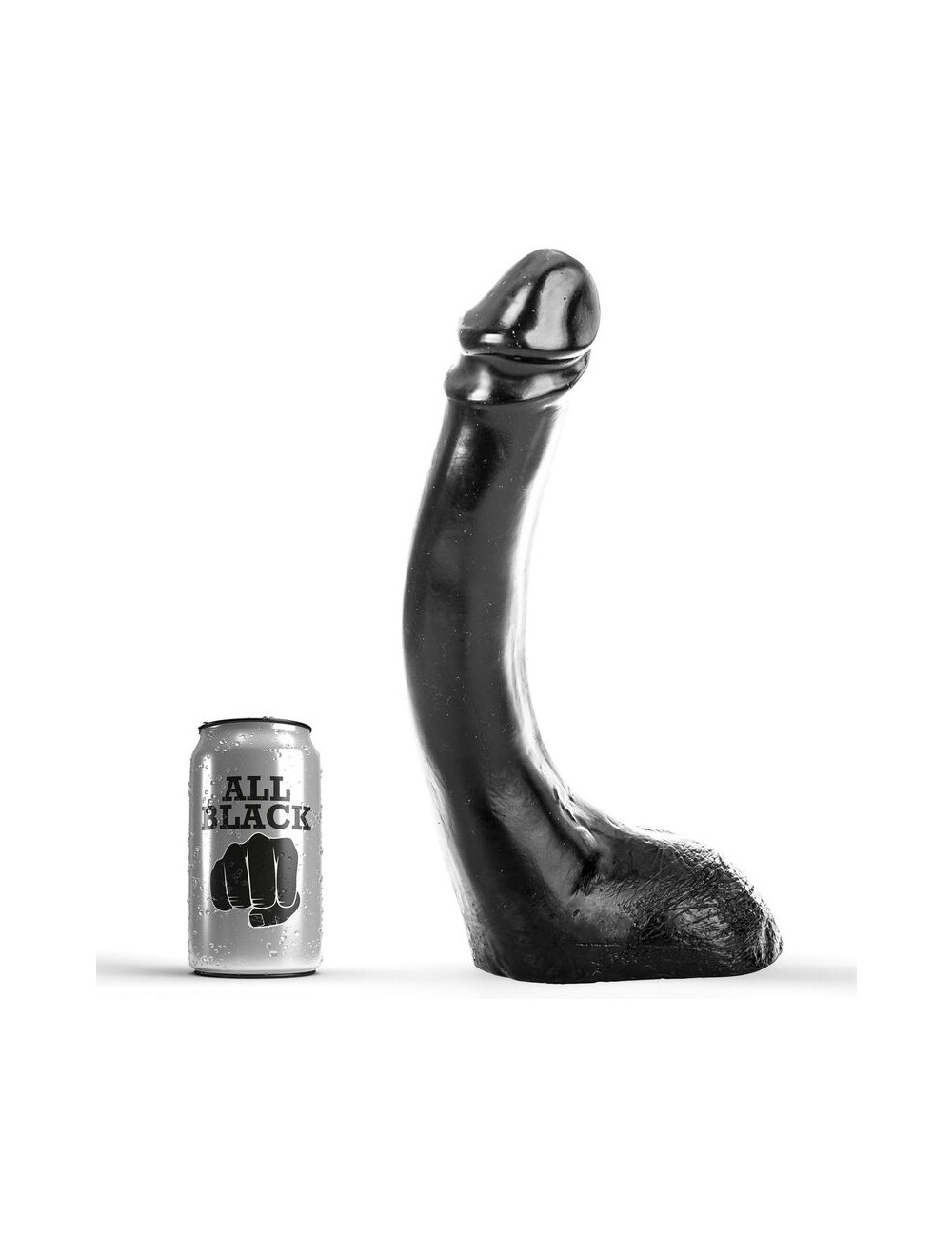 ALL BLACK DILDO NEGRO 29CM FISTING