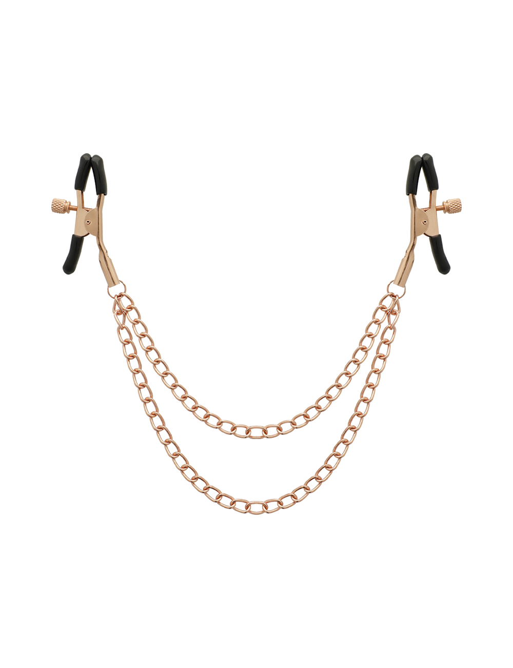 COQUETTE CHIC DESIRE FANTASY PINZAS METALICAS PEZONES CON CADENA