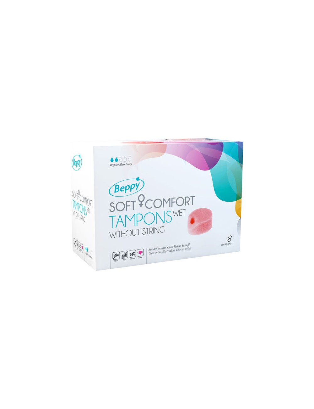 BEPPY TAMPONES LUBRICADOS 8 UDS BEPPY TAMPONES LUBRICADOS 8 UDS