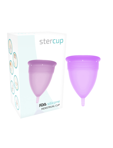 STERCUP COPA MENSTRUAL FDA SILICONE  TALLA S LILA