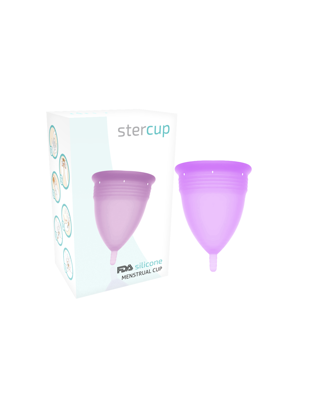 STERCUP COPA MENSTRUAL FDA SILICONE TALLA S LILA STERCUP COPA MENSTRUAL FDA SILICONE TALLA S LILA