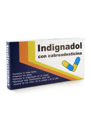 INDIGNADOL CAJA DE CARAMELOS.