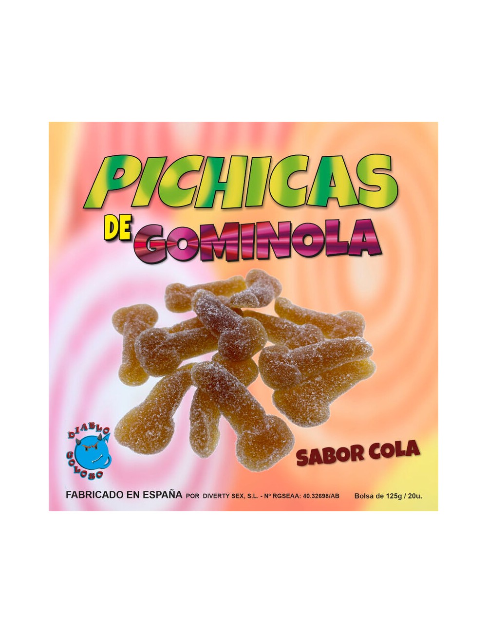 DIABLO PICANTE - PICHITAS DE GOMINOLA COLA