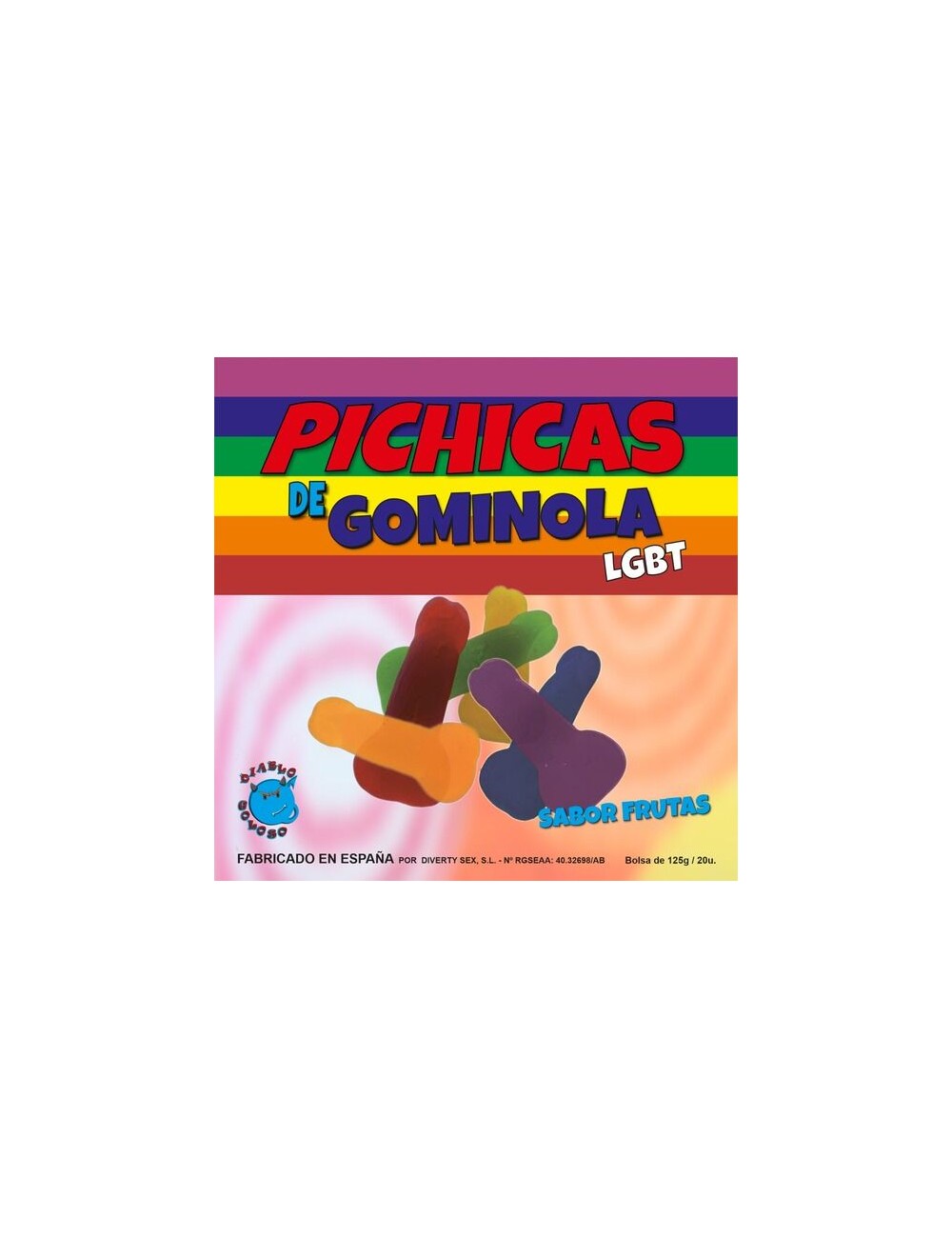 PRIDE - PICHITAS DE GOMINOLA FRUTAS LGBT PRIDE - PICHITAS DE GOMINOLA FRUTAS LGBT