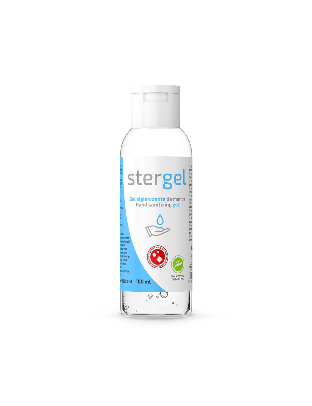 STERGEL  HIDROALCOHOLICO + ALOE VERA + FRAGANCIA 100ML