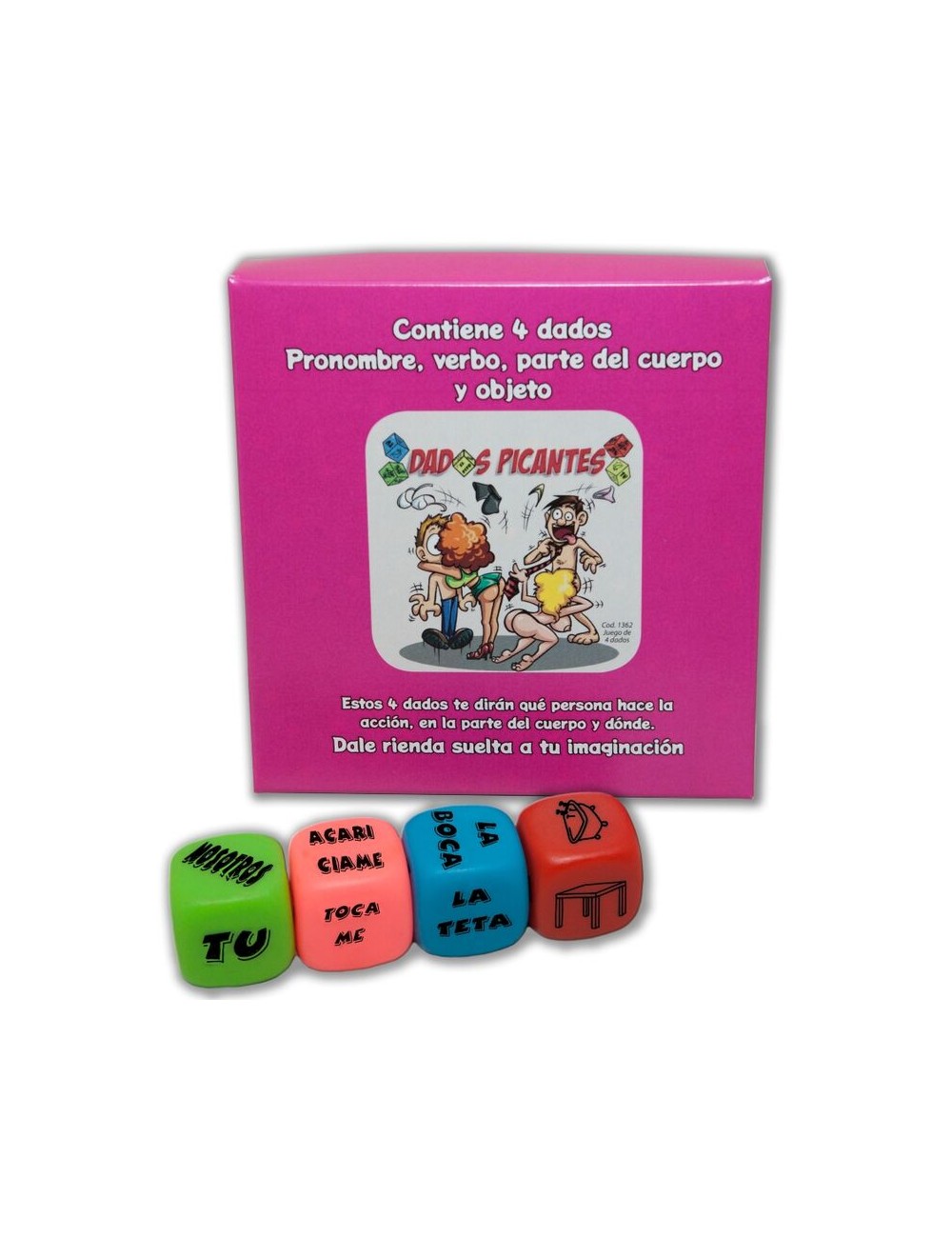 DIABLO PICANTE - JUEGO 4 DADOS PRONOMBRE DIABLO PICANTE - JUEGO 4 DADOS PRONOMBRE