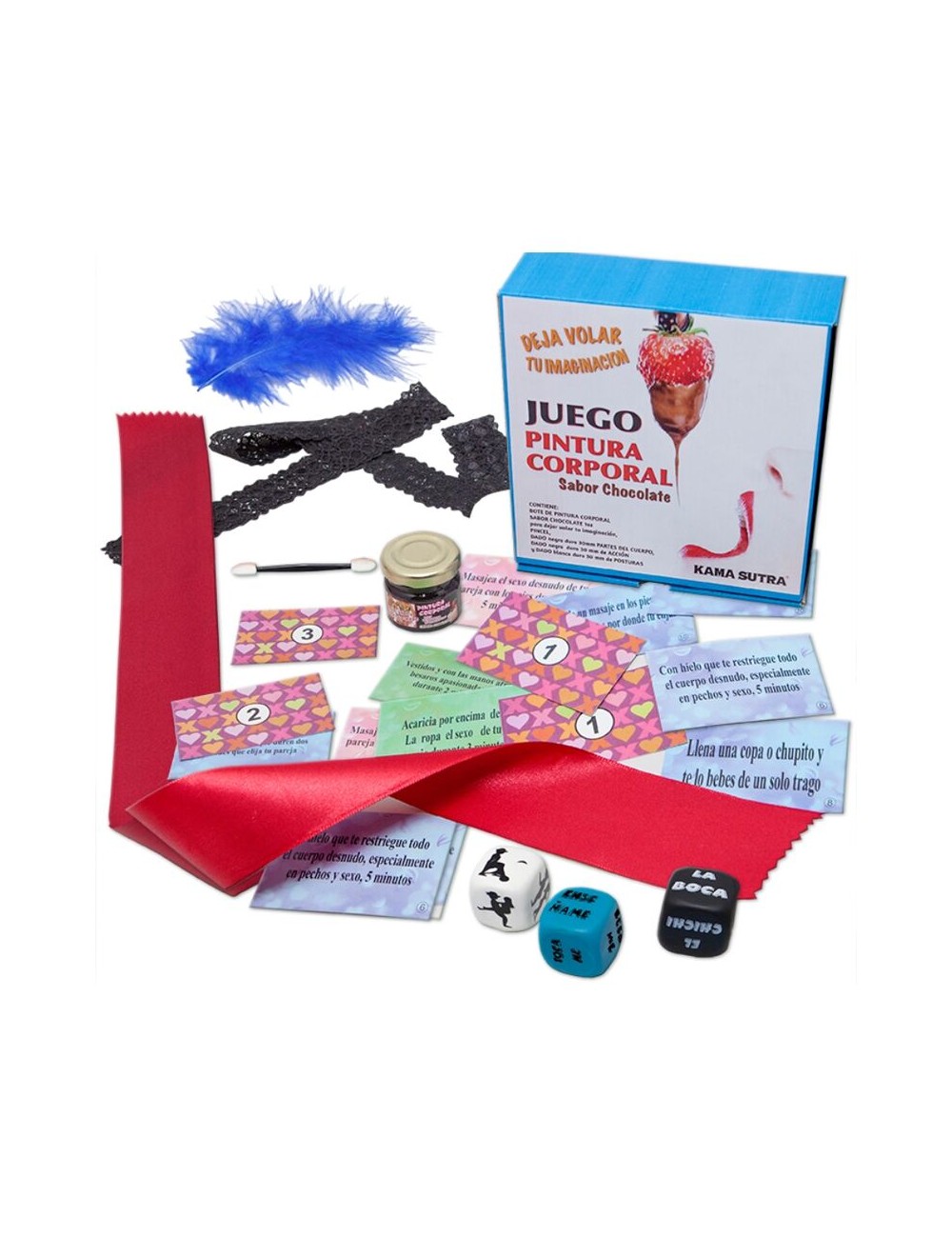 DIABLO PICANTE - JUEGO DE DADOS CON PINTURA CORPORAL DIABLO PICANTE - JUEGO DE DADOS CON PINTURA CORPORAL