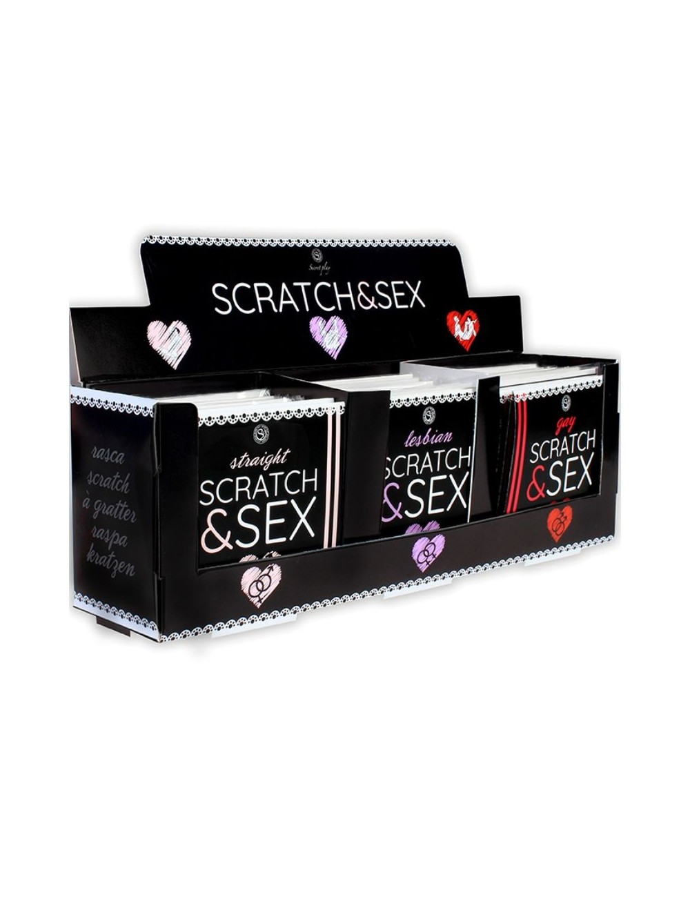 SECRETPLAY DISPLAY + POSTURAS SCRATCH & SEX ES/EN/FR/PT/DE