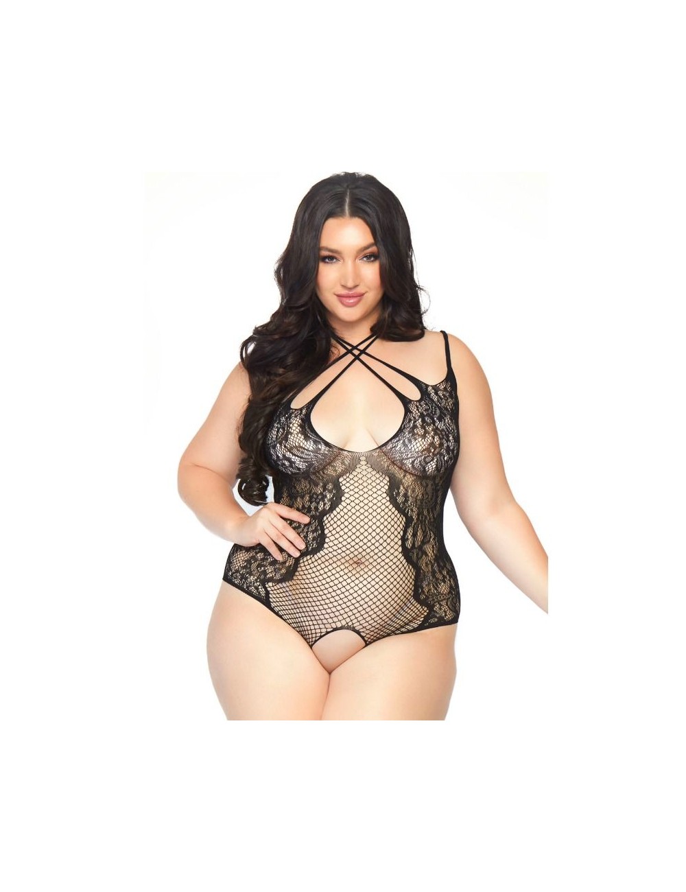 LEG AVENUE TEDDY CON ABERTURA 1X-2X LEG AVENUE TEDDY CON ABERTURA 1X-2X