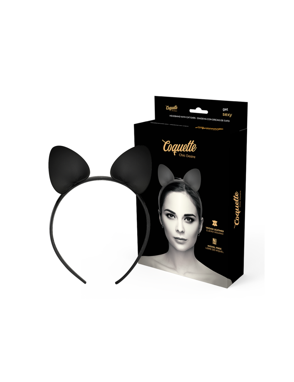 COQUETTE CHIC DESIRE DIADEMA CON OREJAS DE GATO