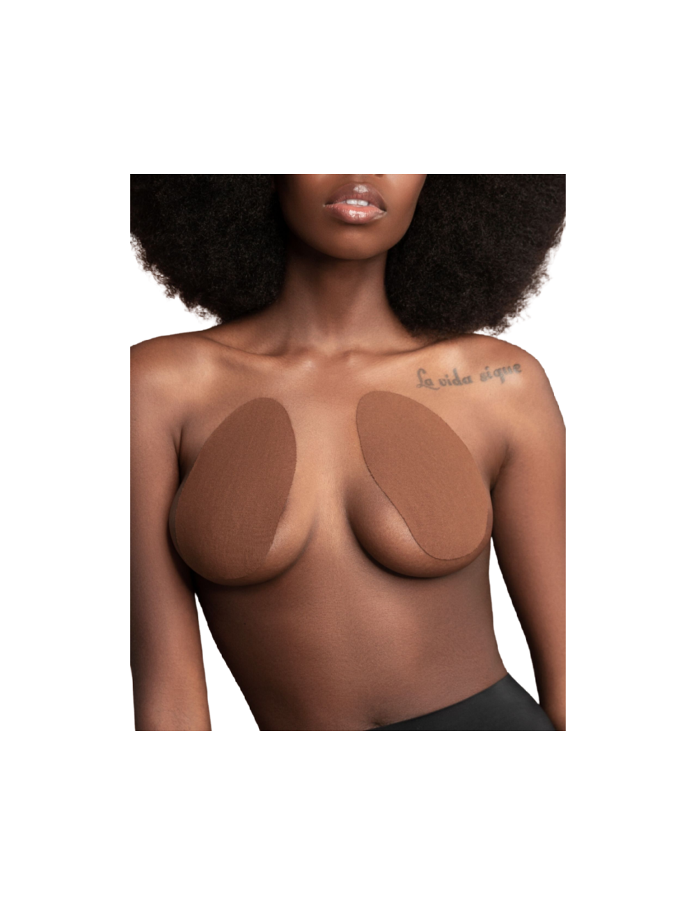 BYE BRA BREAST LIFT PADS + 3 PARES PEZONERAS MARRON OSCURO TALLA D-F BYE BRA BREAST LIFT PADS + 3 PARES PEZONERAS MARRON OSCURO TALLA D-F
