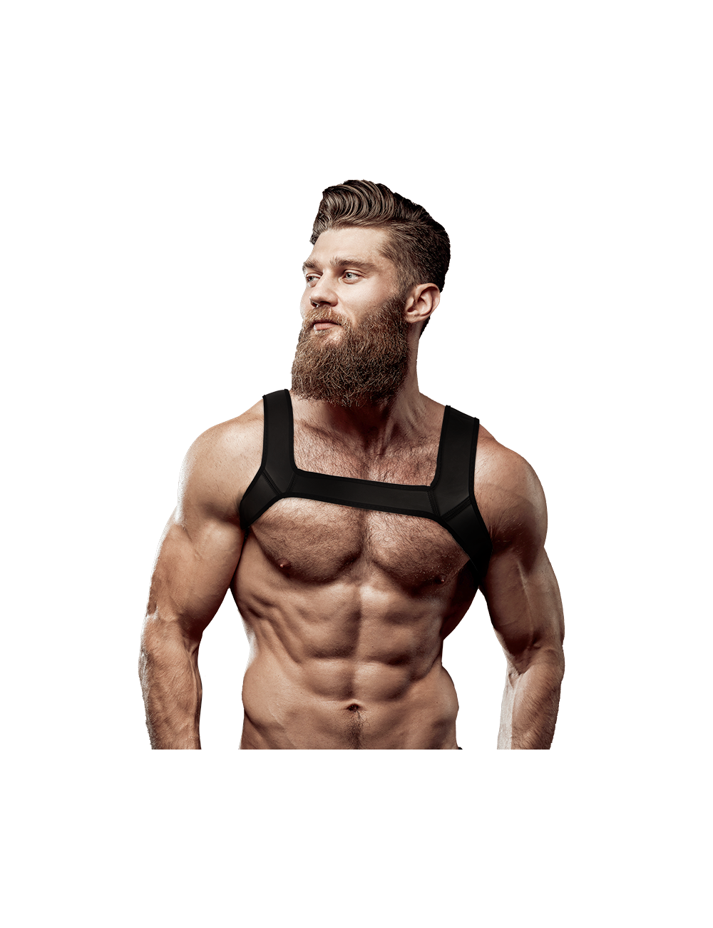 FETISH SUBMISSIVE ATTITUDE - ARNÉS NEOPRENO PECHO HOMBRE TALLA L FETISH SUBMISSIVE ATTITUDE - ARNÉS NEOPRENO PECHO HOMBRE TALLA L