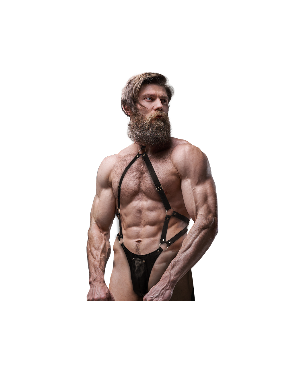 FETISH SUBMISSIVE ATTITUDE - ARNÉS ECOPIEL JOCK STRAP HOMBRE FETISH SUBMISSIVE ATTITUDE - ARNÉS ECOPIEL JOCK STRAP HOMBRE