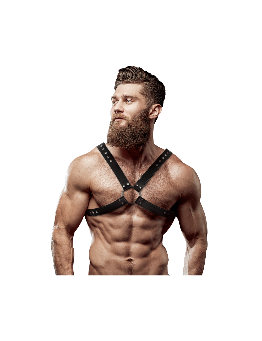 FETISH SUBMISSIVE ATTITUDE - ARNÉS ECOPIEL PECHO CRUZADO HOMBRE FETISH SUBMISSIVE ATTITUDE - ARNÉS ECOPIEL PECHO CRUZADO HOMBRE