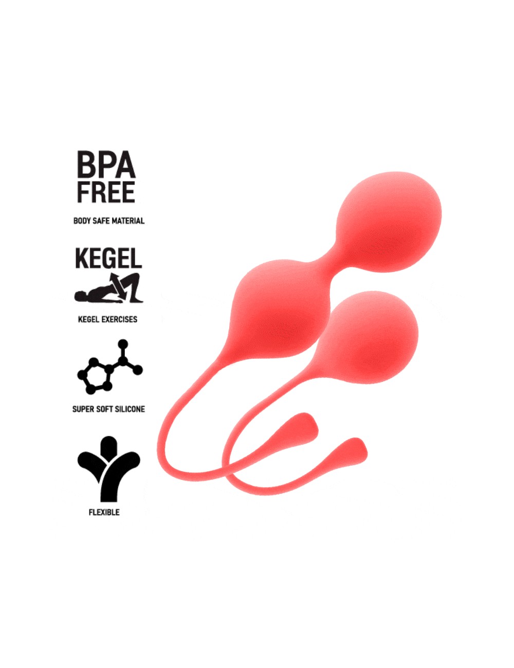 INTENSE - BOLAS KEGEL PACK KENDALL ROJO INTENSE - BOLAS KEGEL PACK KENDALL ROJO