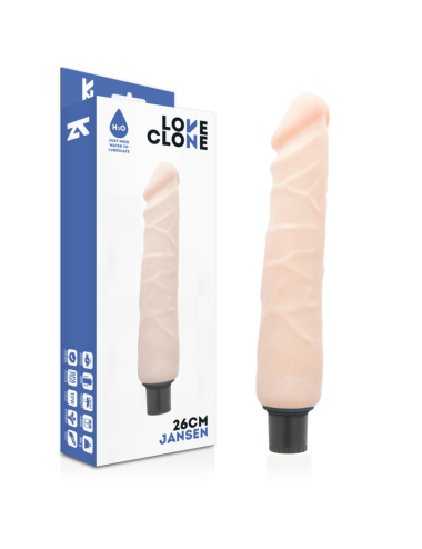 LOVECLONE JANSEN SELF LUBRICATION VIBRADOR 26CM