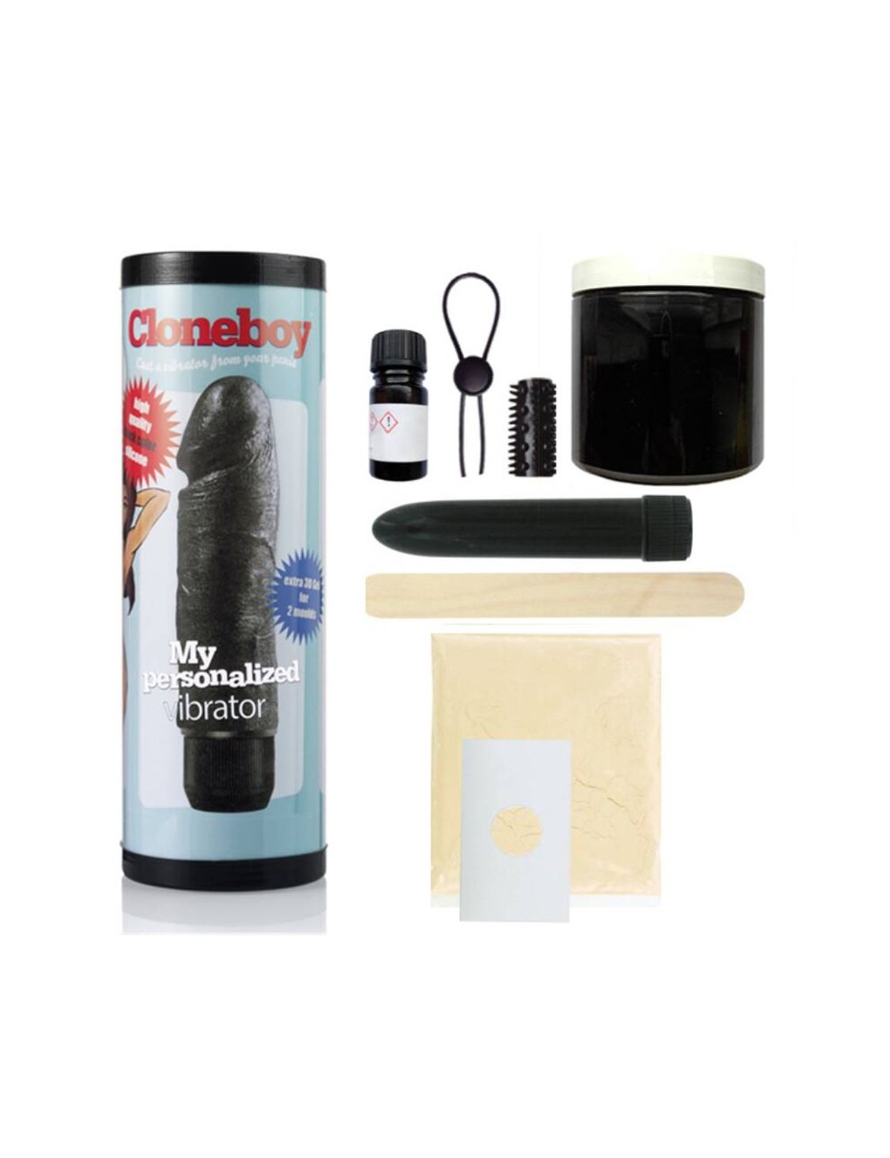 CLONEBOY KIT CLONADOR DE PENE CON VIBRACION NEGRO