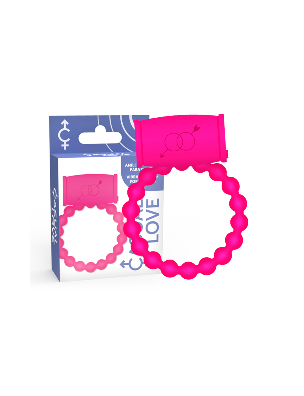 CASUAL LOVE 25 ANILLO VIBRADOR ROSA