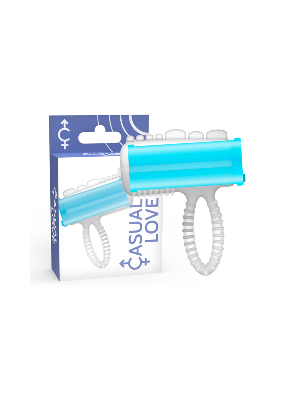 CASUAL RING TONGUE VIBRATING AZUL CASUAL RING TONGUE VIBRATING AZUL