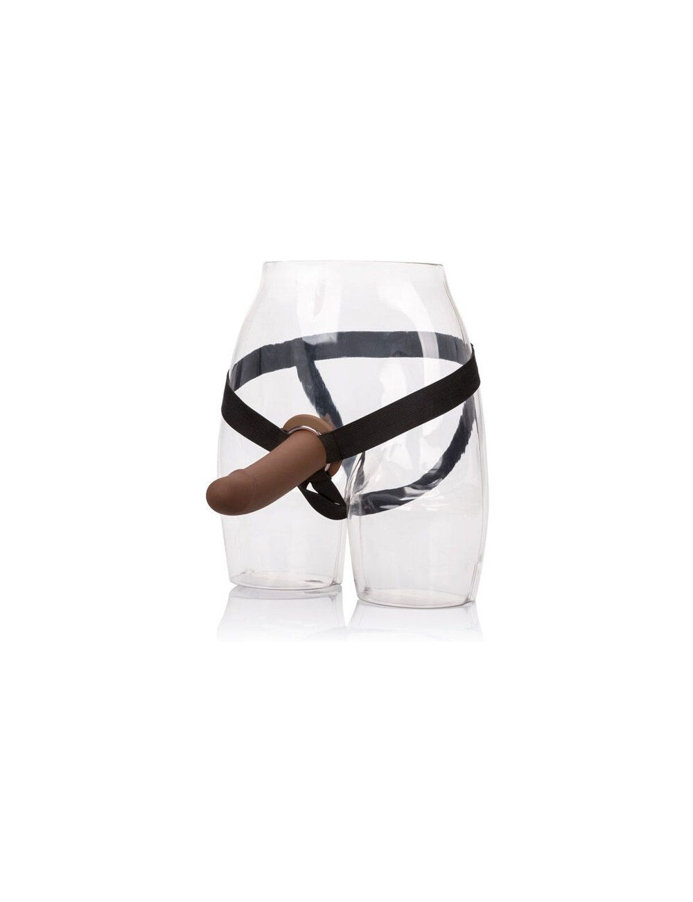 CALEX  ARNÉS CON DILDO HUECO MARRÓN