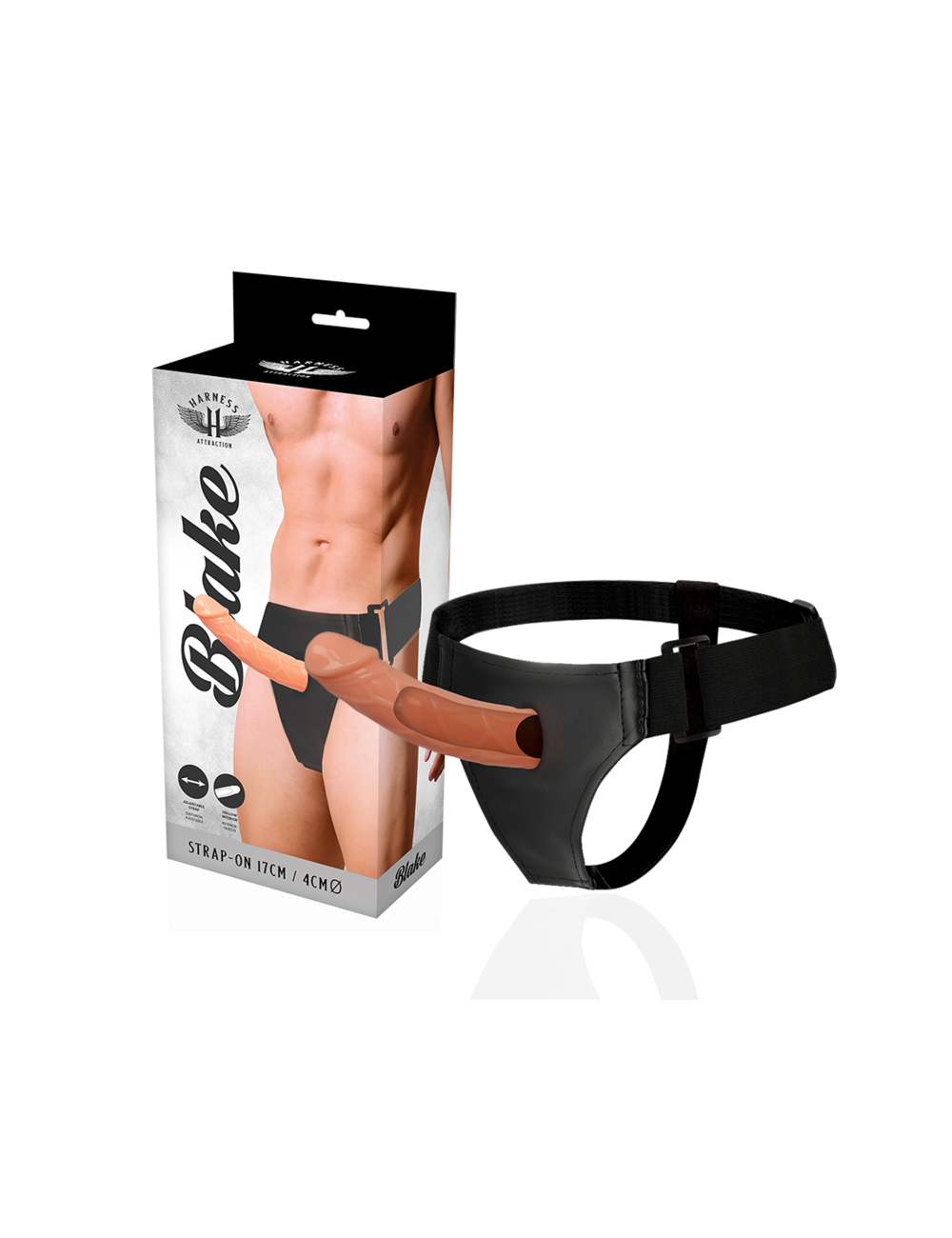 HARNESS ATTRACTION ÁRNES HUECO BLAKE 15.5 X 4CM