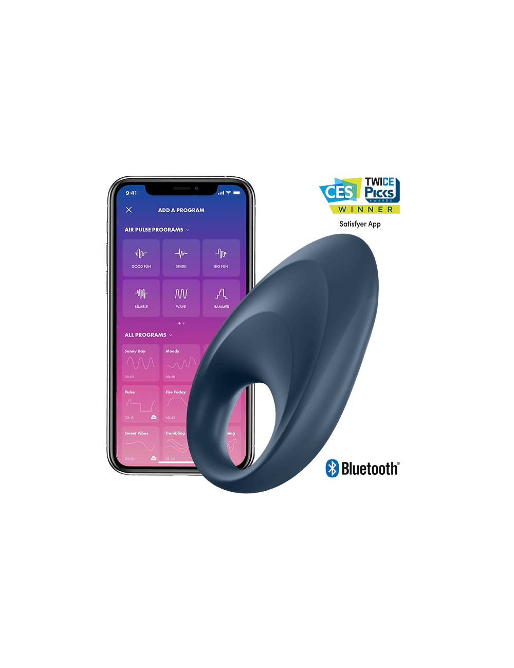 SATISFYER MIGHTY ONE ANILLO VIBRADOR APP SATISFYER MIGHTY ONE ANILLO VIBRADOR APP