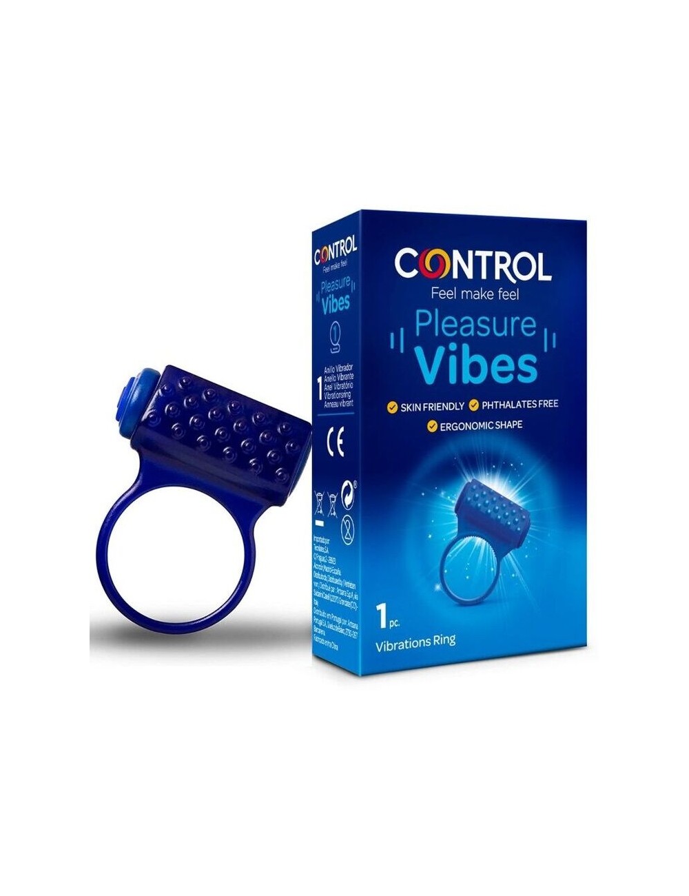 CONTROL PLEASURE VIBES ANILLO VIBRADOR