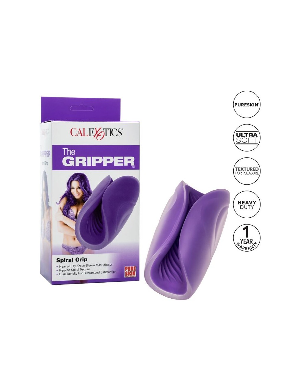 CALEX SPIRAL GRIP MASTURBADOR TEXTURADO