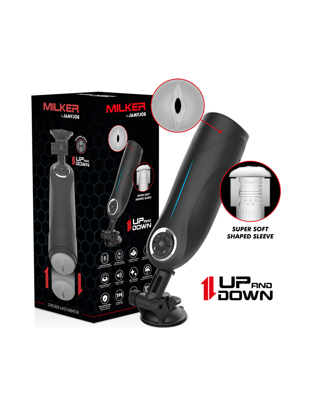 JAMYJOB MILKER STROKER CON FUNCION UP AND DOWN JAMYJOB MILKER STROKER CON FUNCION UP AND DOWN