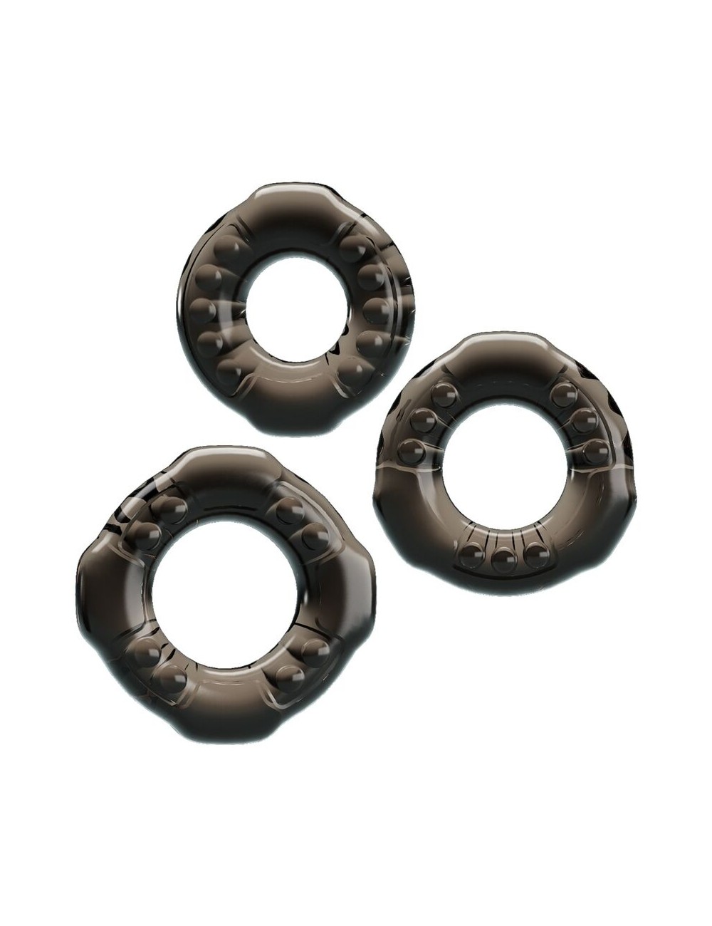 COCK RINGS YVONNE SET 3 ANILLOS PENE