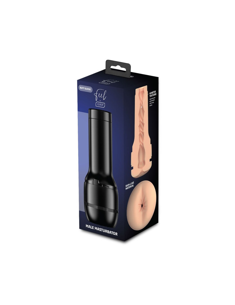 KIIROO FEEL STROKER GENERIC BUTT MASTURBADOR - PALE KIIROO FEEL STROKER GENERIC BUTT MASTURBADOR - PALE