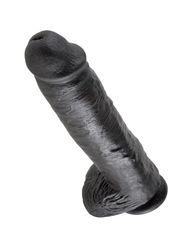 KING COCK 11" PENE REALISTICO NEGRO 28 CM