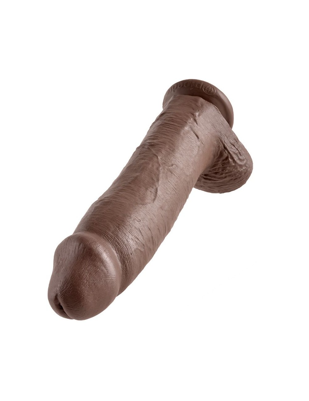 KING COCK 12" PENE REALISTICO MARRON 30.48 CM