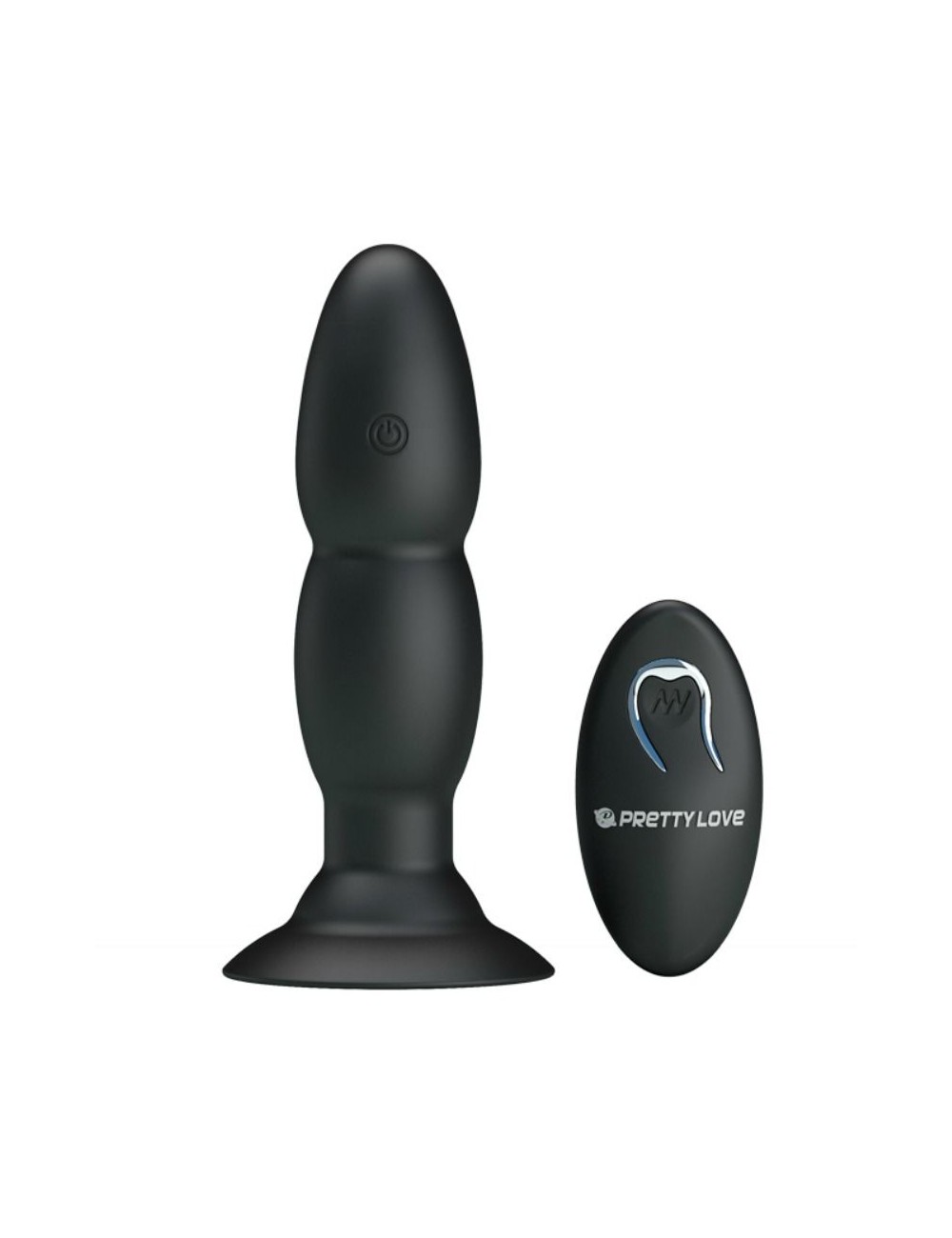 PRETTY LOVE PLUG VIBRADOR Y ROTACIÓN POR CONTROL REMOTO