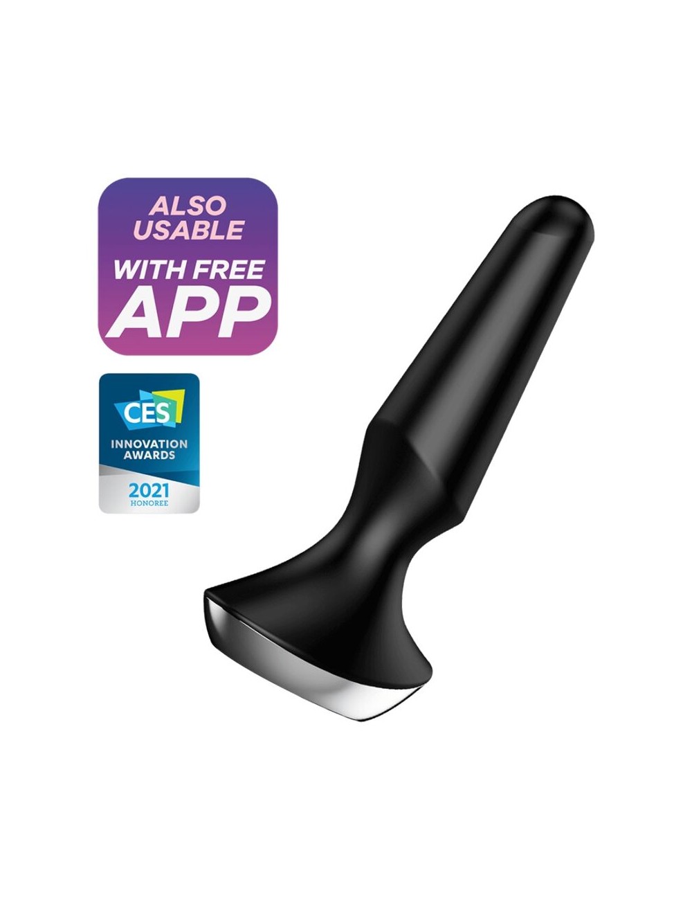 SATISFYER PLUG ILICIOUS 2 PLUG VIBRADOR - NEGRO SATISFYER PLUG ILICIOUS 2 PLUG VIBRADOR - NEGRO